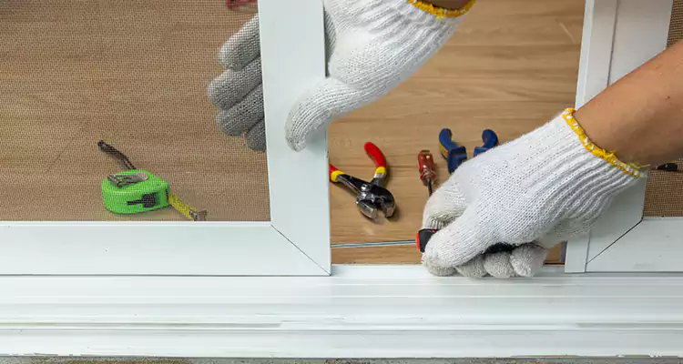 Sliding Glass Door Off Rails Repair in Largo, FL