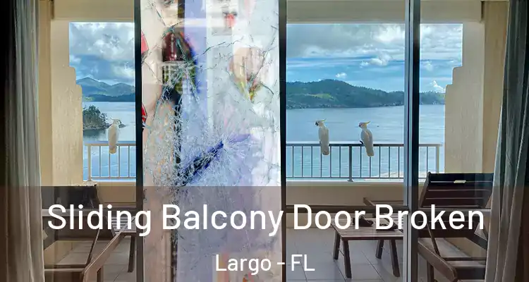  Sliding Balcony Door Broken Largo - FL